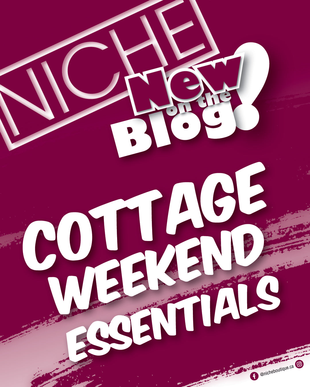 Cottage Weekend Essentials ♡