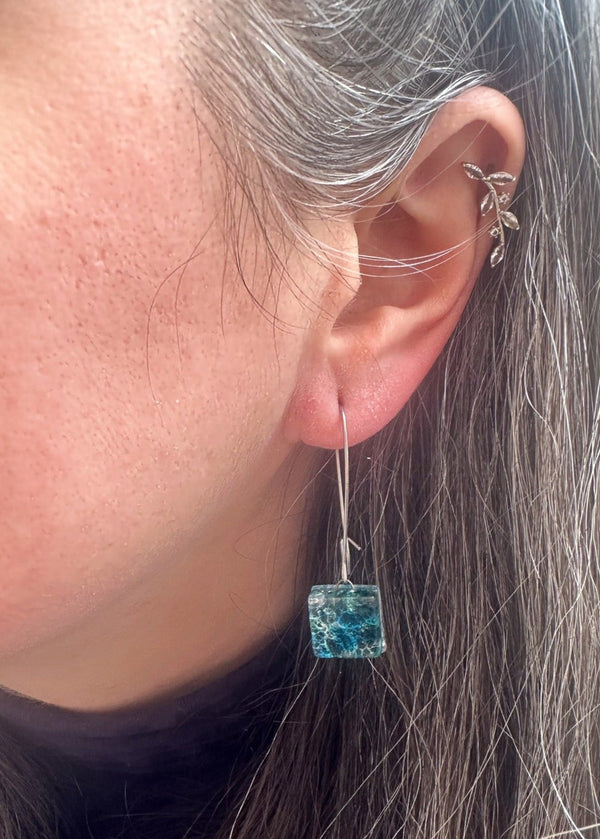 Motif Drop Earrings