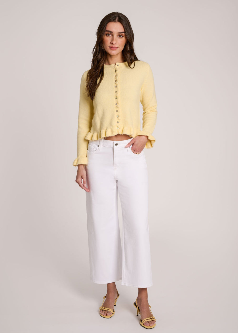 Lily Wide Leg Jeans | White Lotus