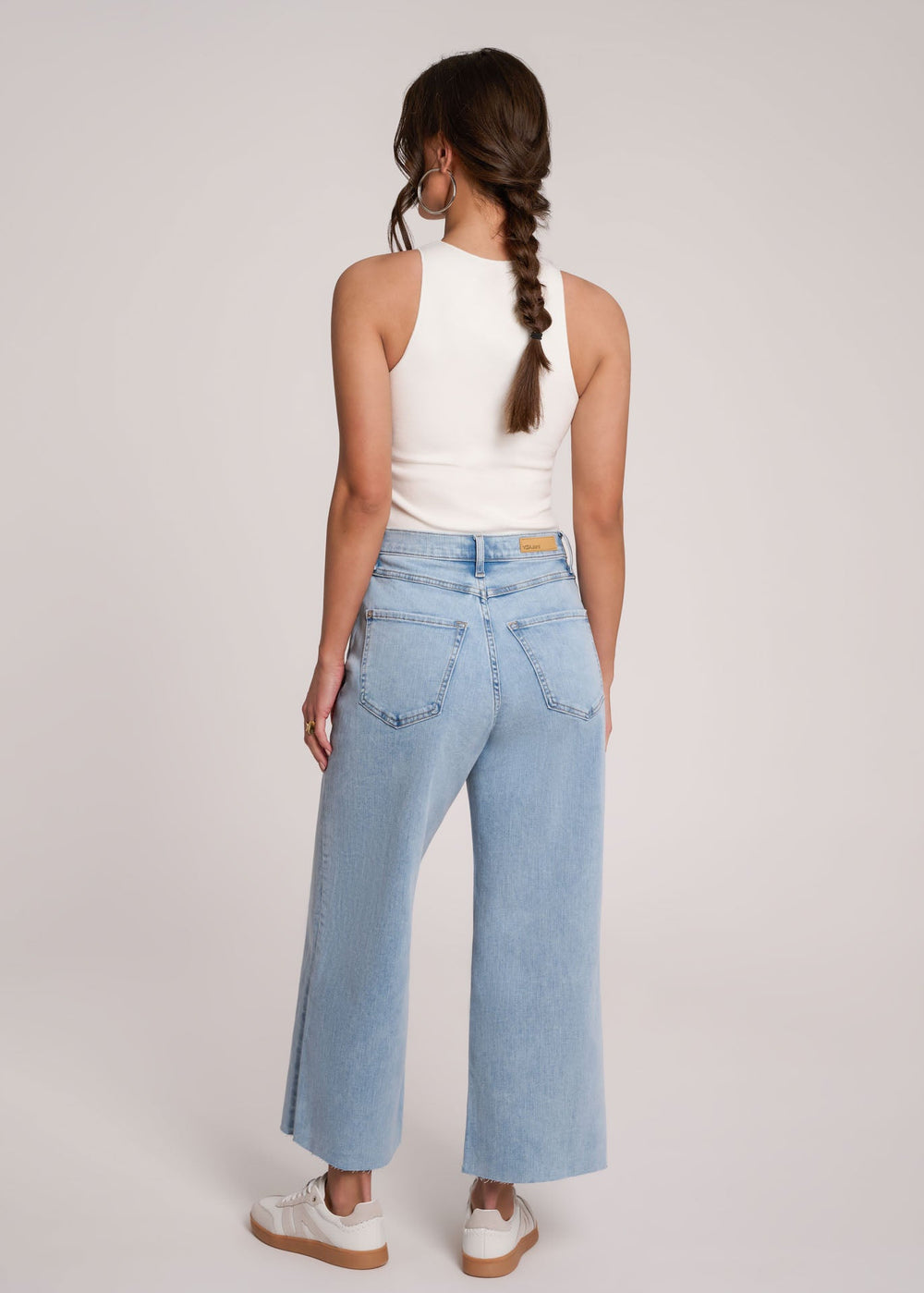 Lily Wide Leg Jeans | Crisp Wind