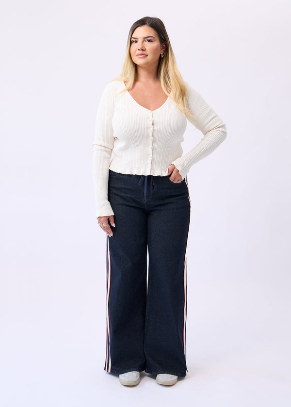 Lily Wide Leg Jeans | Aspen