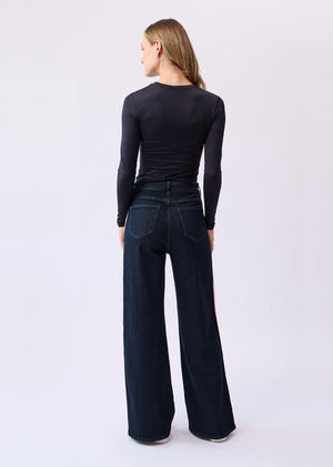Lily Wide Leg Jeans | Aspen