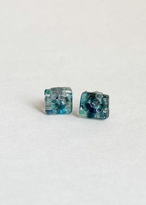 Glass Stud Earrings