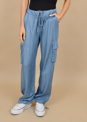 blue cargo pant