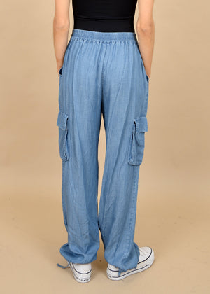 blue cargo pant joggers