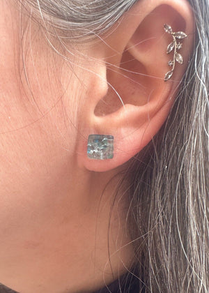 Glass Stud Earrings