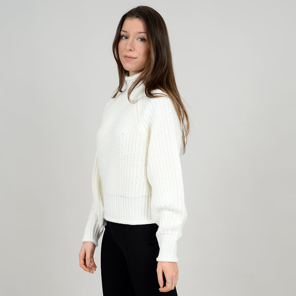 women's fashion sweater in white