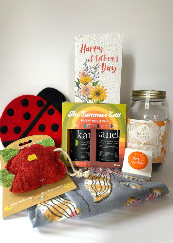 Bloom, Sip and Savour Gift Basket 🌼