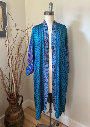 Wanderlust Waves Elevated Kimono