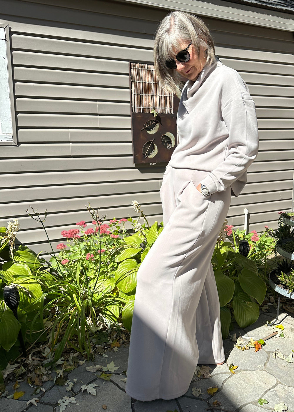 Caressa Soft Knit Wide Leg Pant | Birch