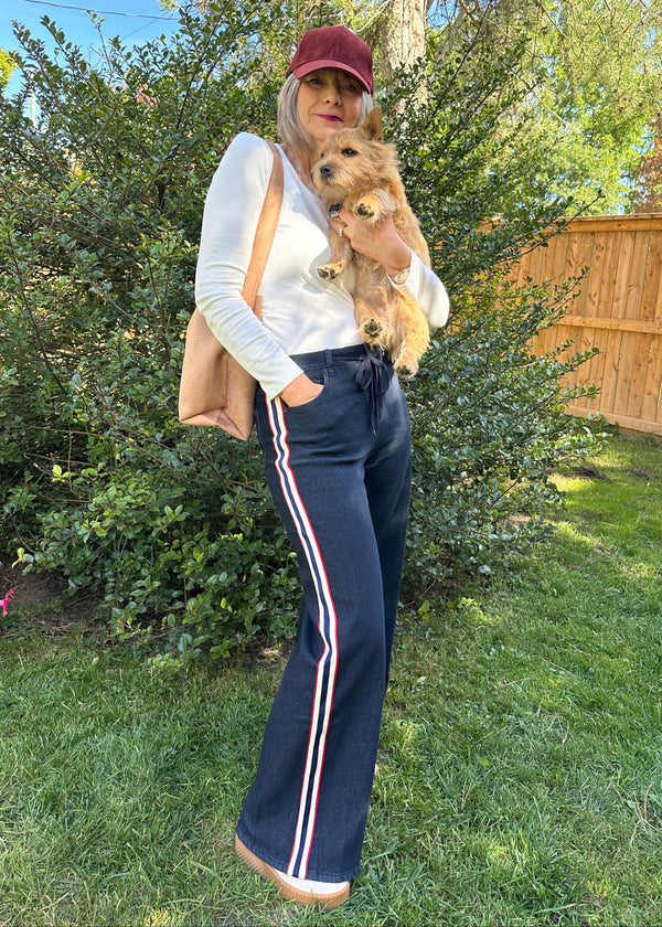 Lily Wide Leg Jeans | Aspen