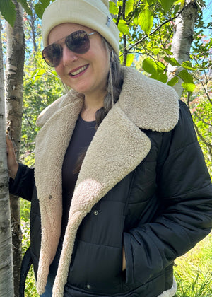 Aubrey Moto Puffer Jacket