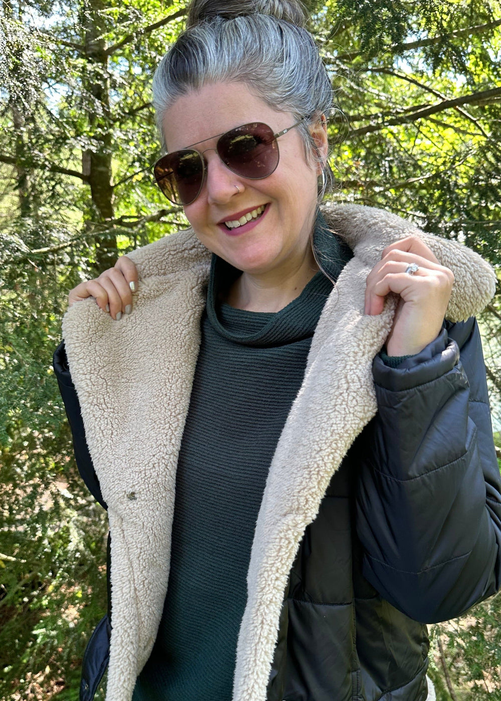 Aubrey Moto Puffer Jacket