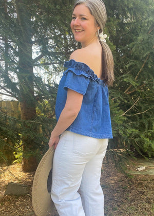 Free People Maxine Top - Bleach Out