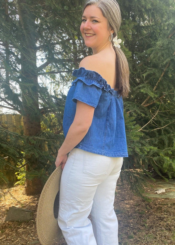 Free People Maxine Top - Bleach Out