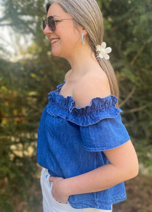 Free People Maxine Top - Bleach Out