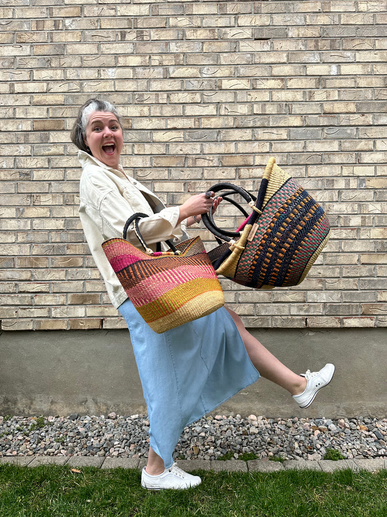 Large African Basket bags