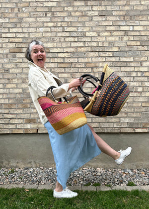 Large African Basket bags 