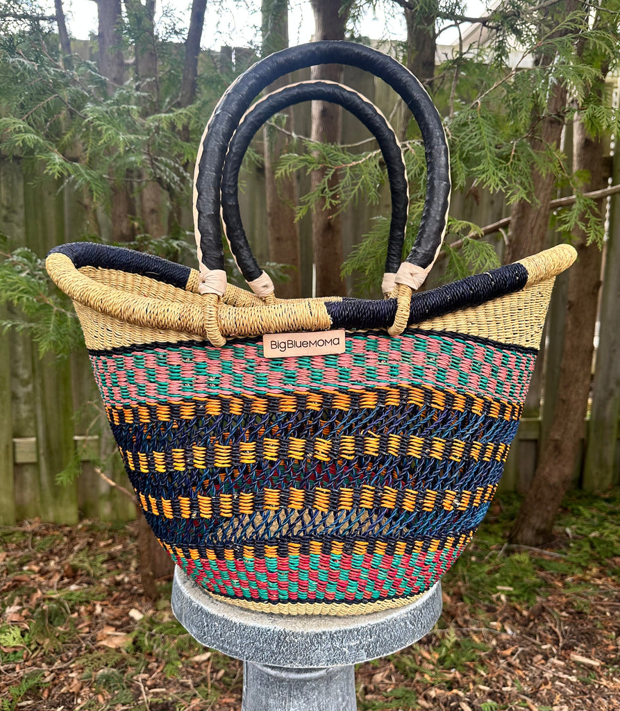 African Basket shopping bag