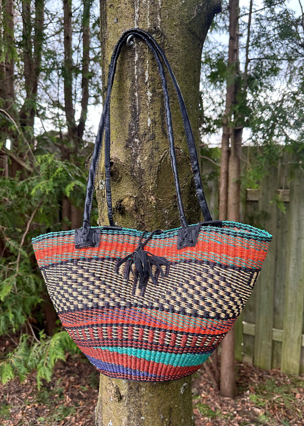 African Basket purse