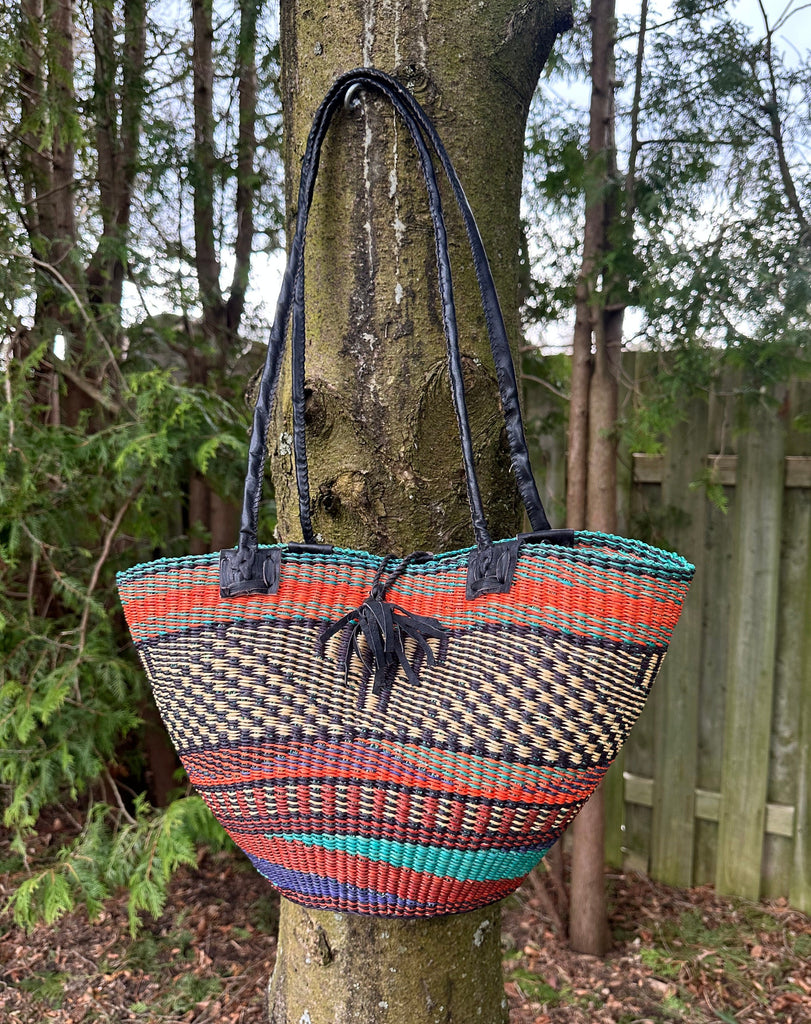 African Basket purse