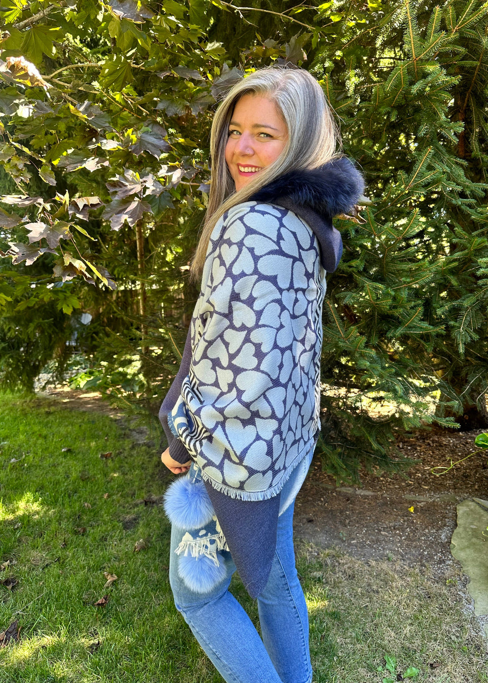 Heart scarf