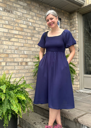 Stassi Dress | Navy