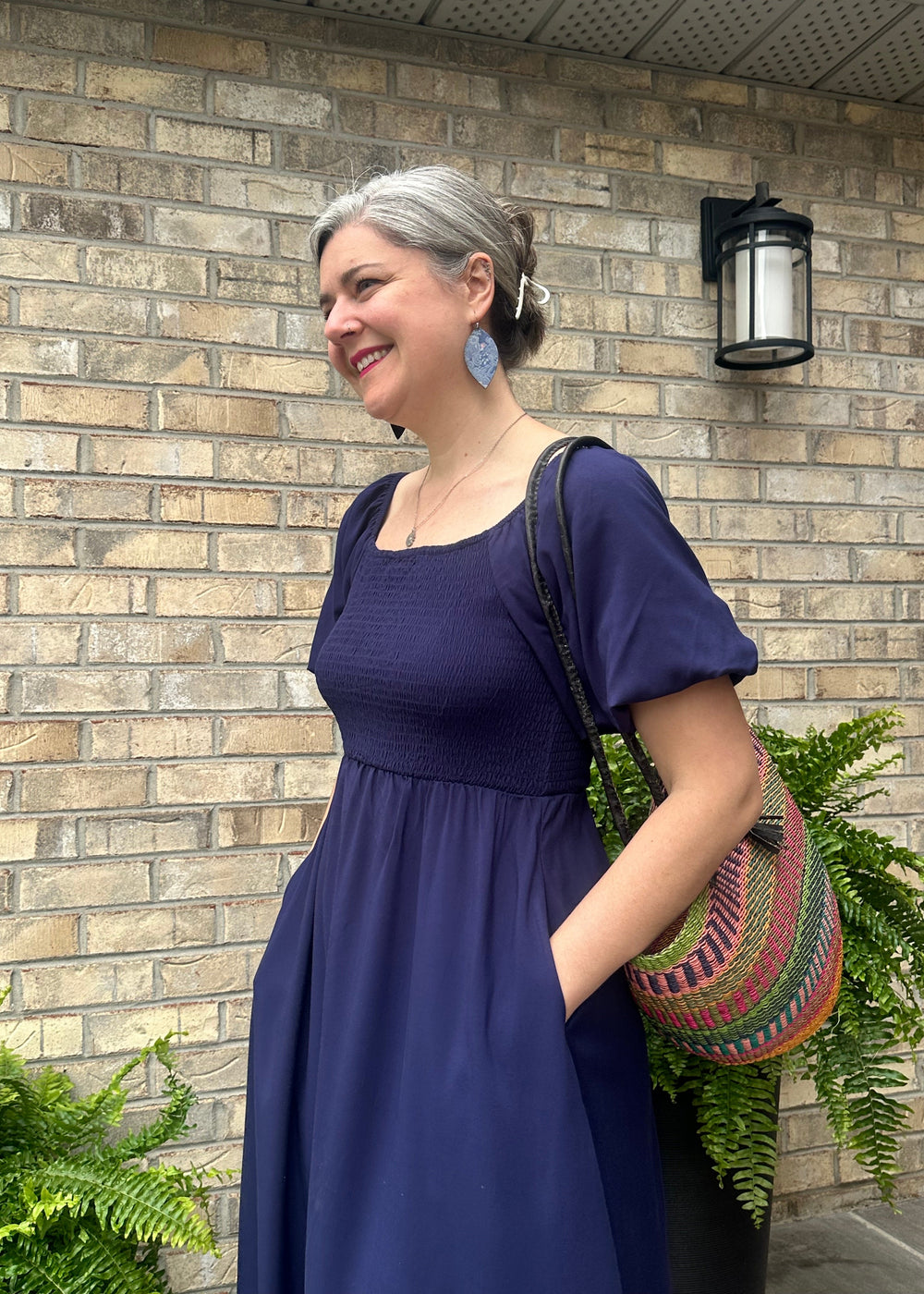 Stassi Dress | Navy