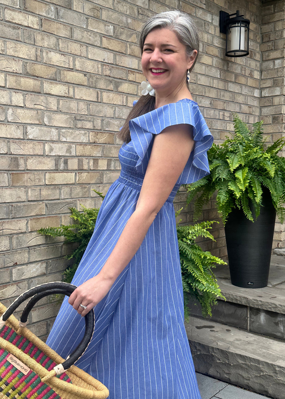 Camille Dress | Blue