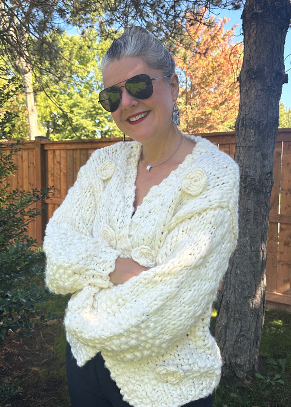 Hazel Cardigan Sweater | Ivory