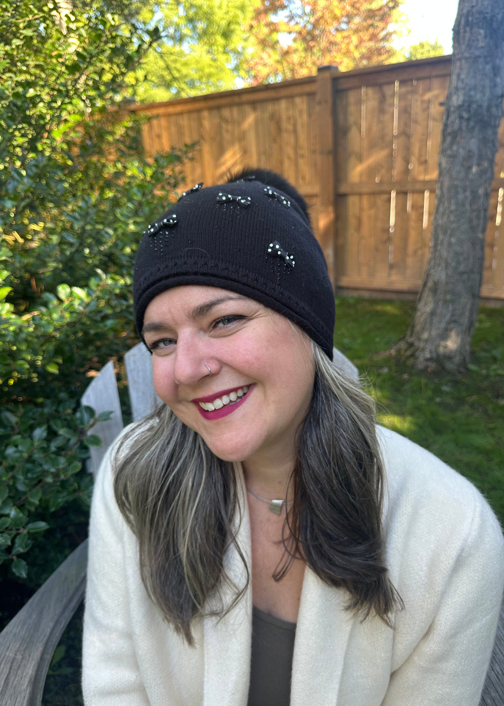 Bow Toque - Black