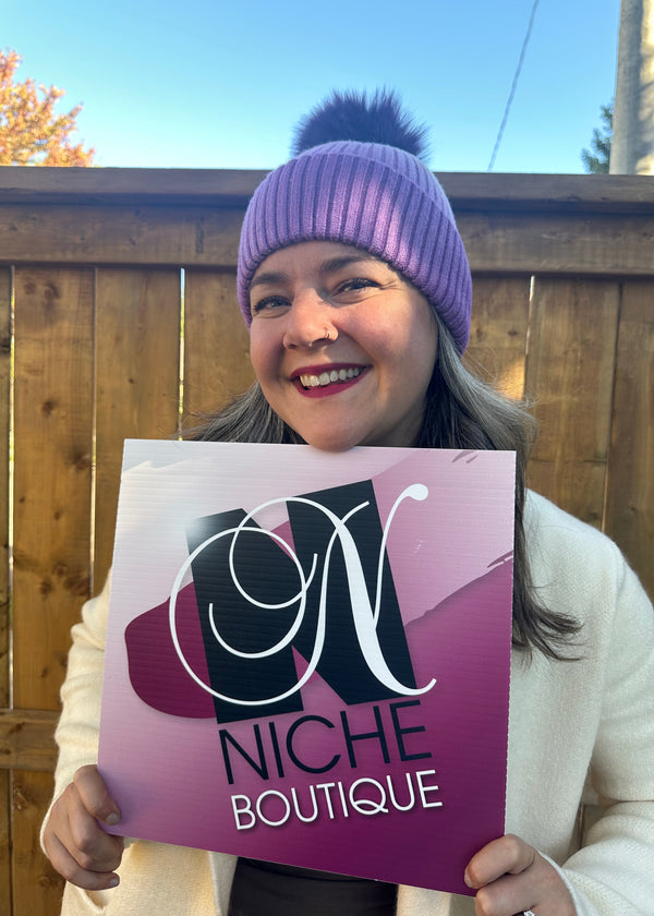 Dip Dye Toque - Purple