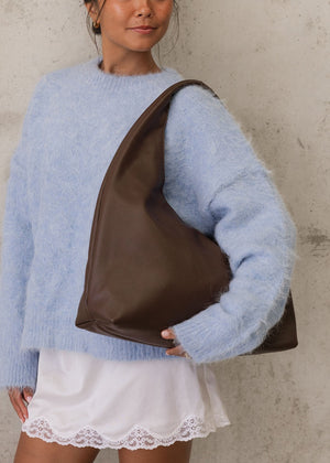 Monaco Shoulder Bag | Chocolate