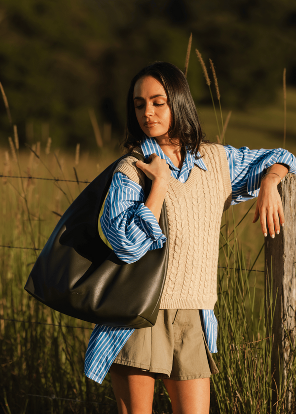 Monaco Shoulder Bag | Olive