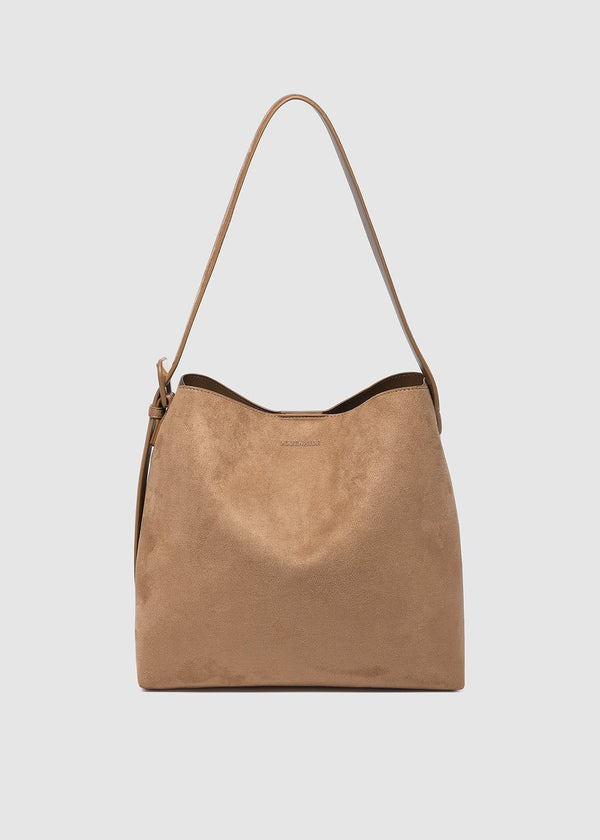 Peyton Shoulder Bag | Suede Honey