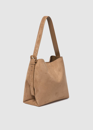 Peyton Shoulder Bag | Suede Honey