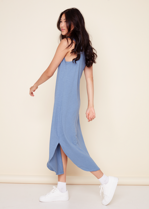 Side of Blue Sky Tank Dress