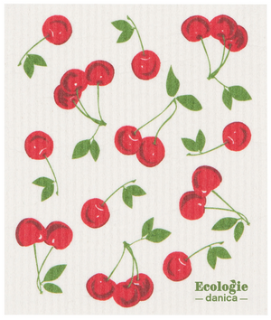 Cherry Swedish Sponge Cloth