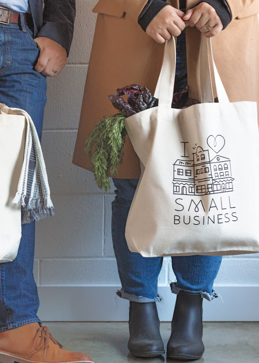 I Heart Small Business Tote Bag