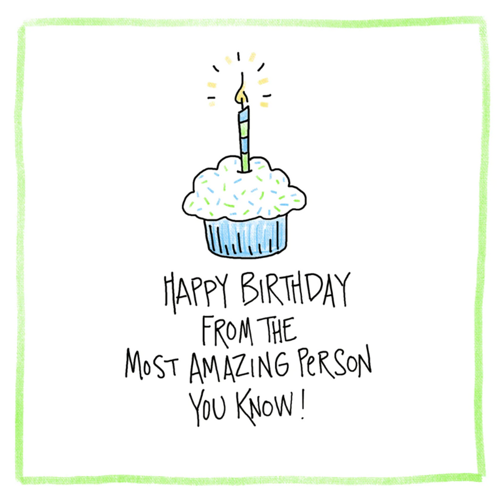Amazing person greeting card