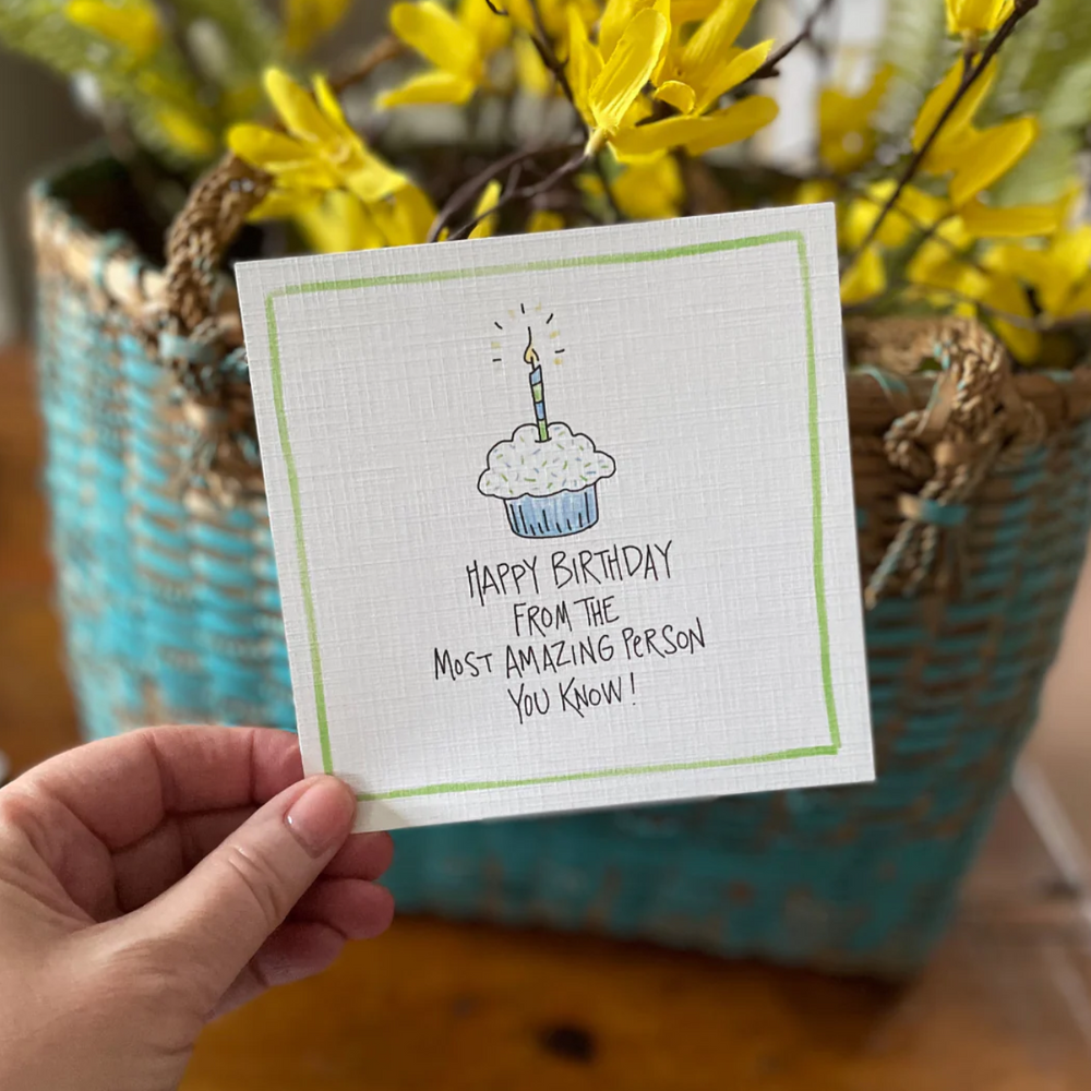 Amazing person greeting card