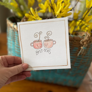 Bestie greeting card