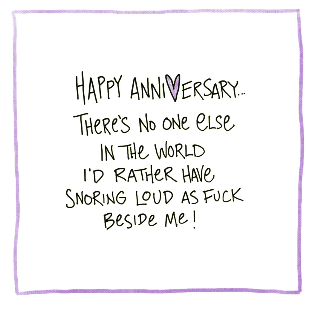 Anniversary greeting card