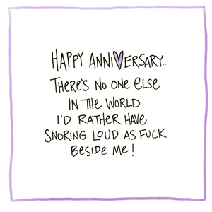 Anniversary greeting card