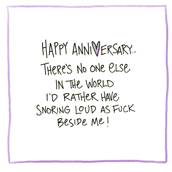 Anniversary greeting card