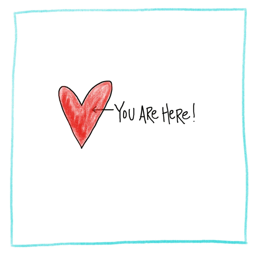 Heart greeting card