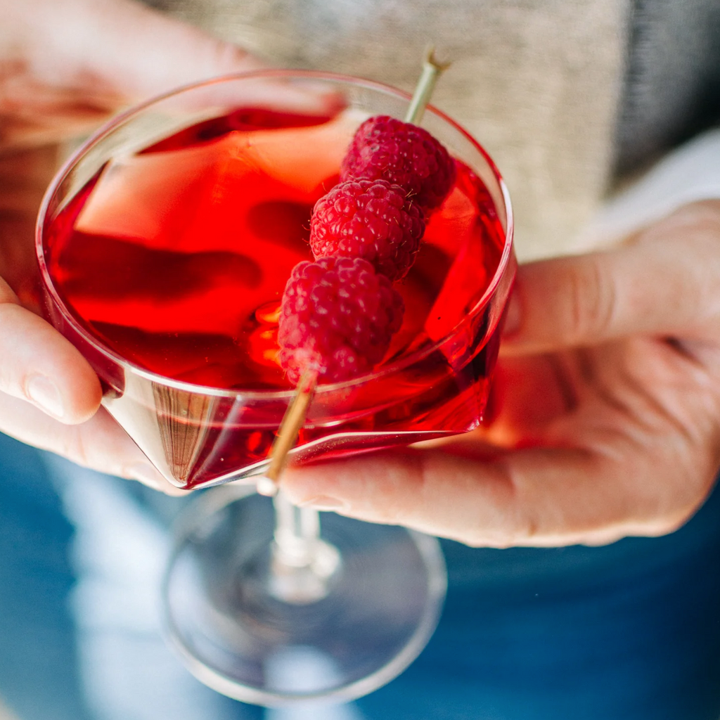 Raspberry Mimosa Cocktail 