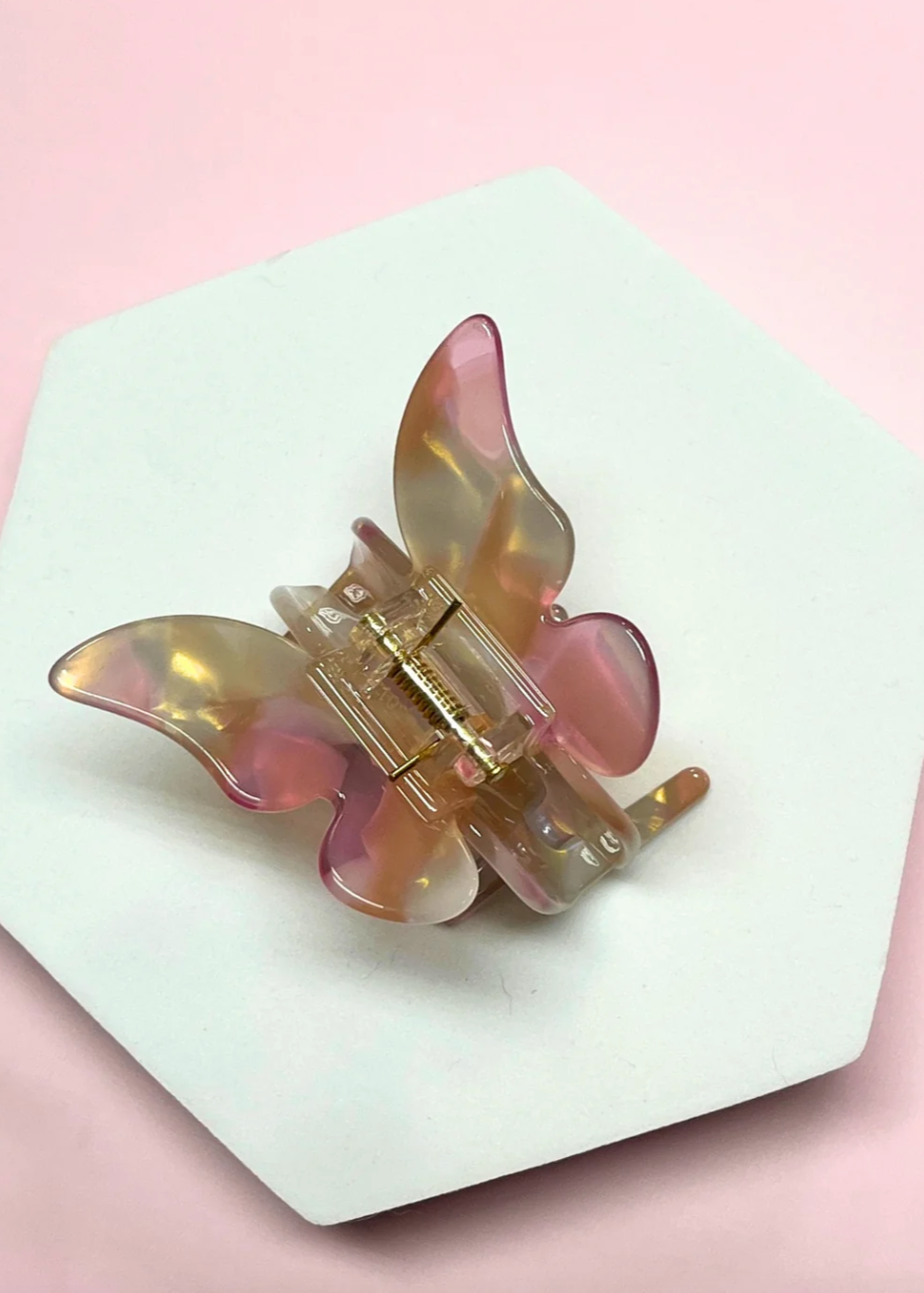 Amelia Cellulose Acetate Hair Claw Clips