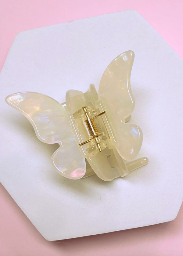 Amelia Cellulose Acetate Hair Claw Clips