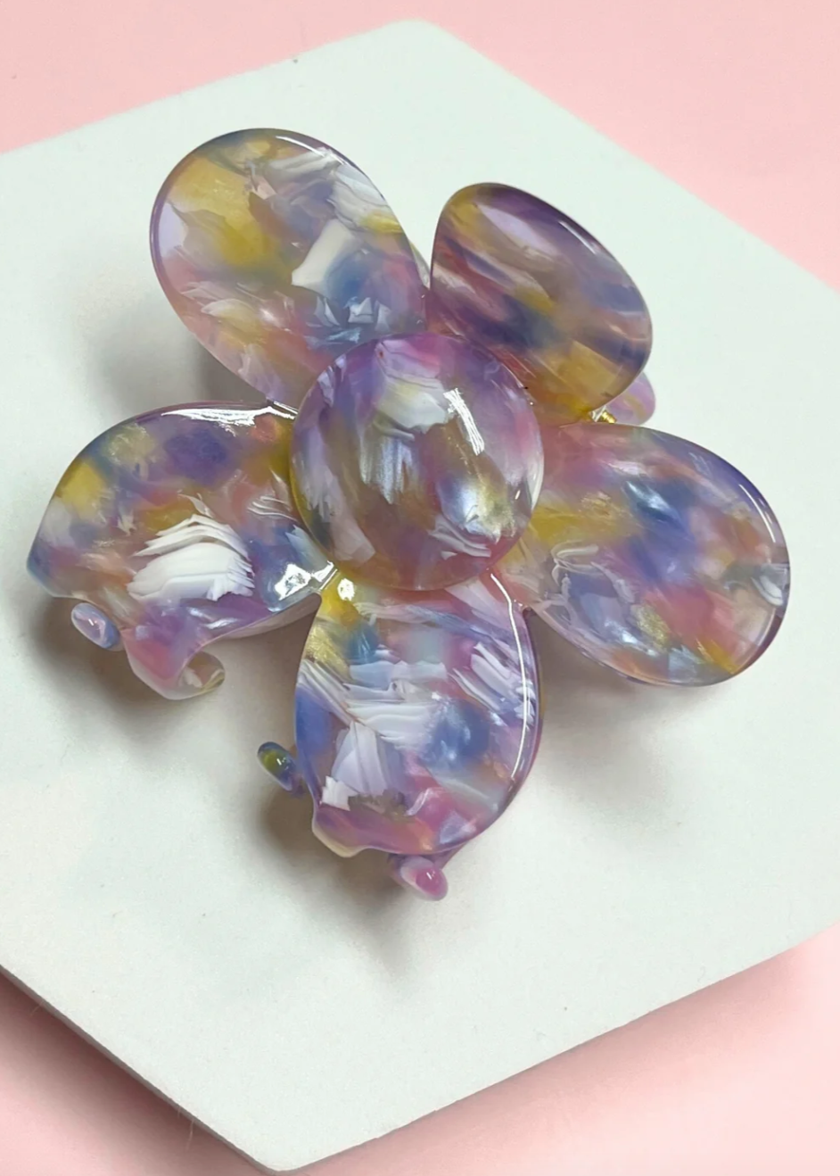 Hana Cellulose Acetate Hair Claw Clips